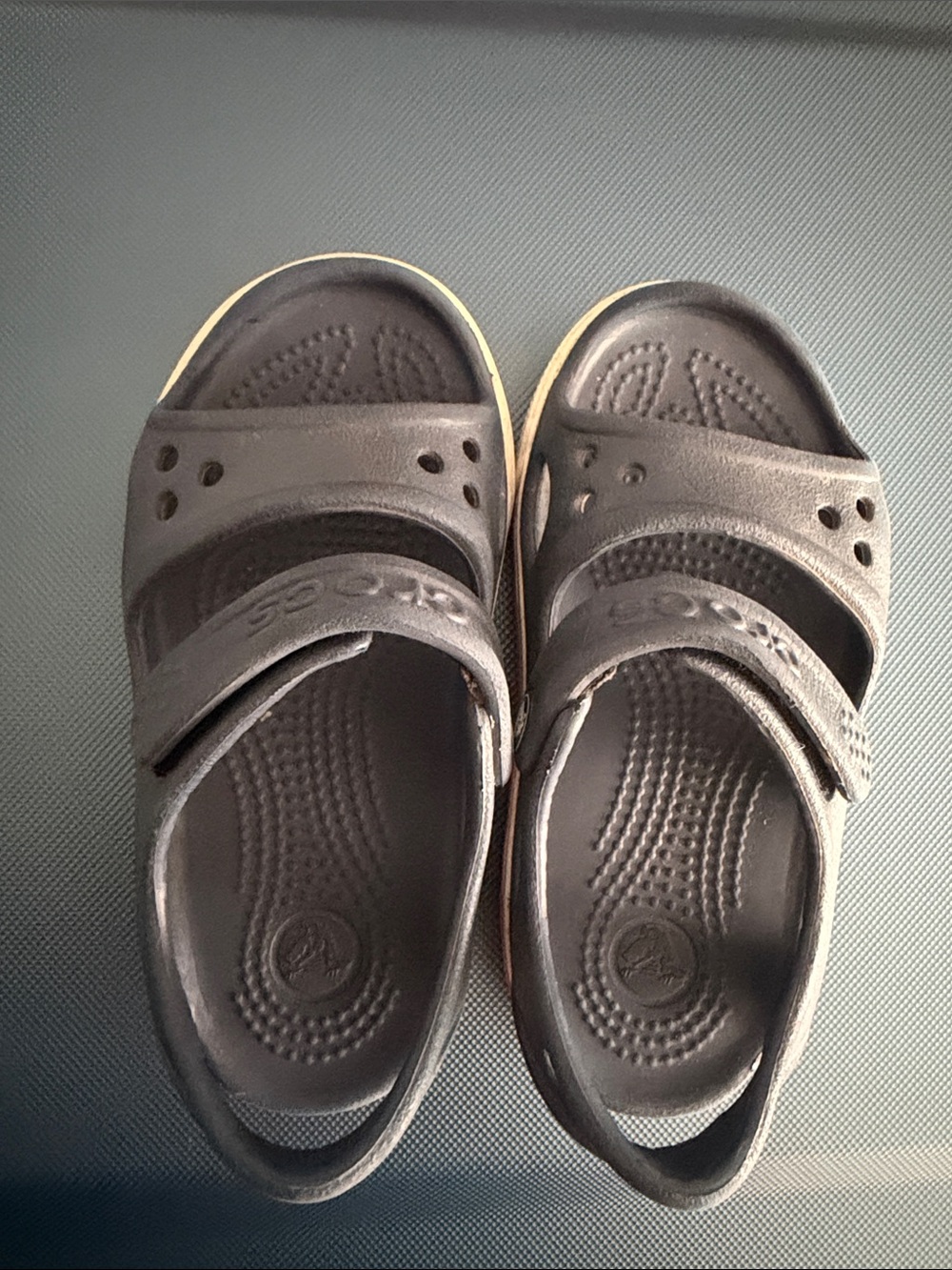 Crocs Kids Crocband II Toddler Sandals/Navy Red White